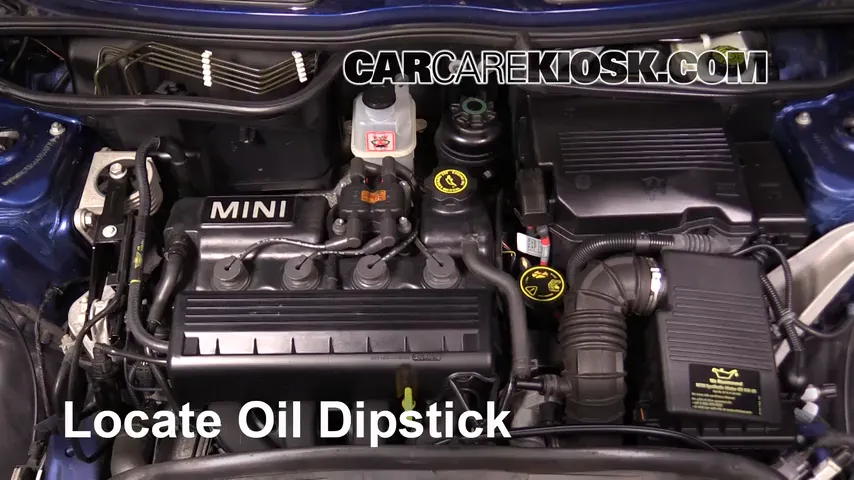 2005 Mini Cooper 1.6L 4 Cyl. Coupe Oil Check Oil Level